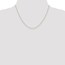 14k Gold Diamond-cut 0.65 mm Spiga Pendant Chain Necklace - 18 in
