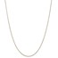 14k Gold Diamond-cut .65 mm Spiga Pendant Chain Necklace - 20 in.
