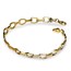 14k Gold Diamond-Cut Fancy Link Bracelet