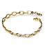 14k Gold Diamond-Cut Fancy Link Bracelet