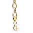 14k Gold Diamond-Cut Fancy Link Bracelet
