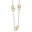14k Gold Diamond Cut Polished Necklace - 16 in.