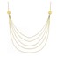 14k Gold Five Strand Necklace