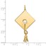 14k Gold Graduation Cap with FW Cultured Pearl Charm