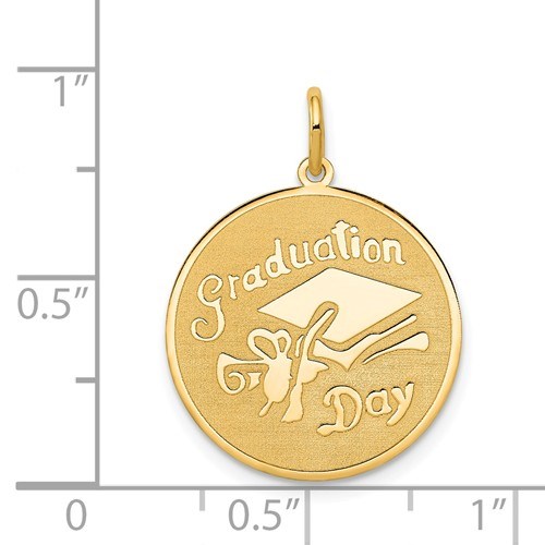 Buy 14k Gold Graduation Day Disc Charm | APMEX