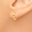 14k Gold Hinged Hoop Earrings