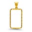 14K Gold Prong Diamond-Cut Bezel (1 oz Gold Bar) Credit Suisse