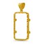 14K Gold Prong Diamond-Cut Bezel (1 oz Gold Bar) Credit Suisse