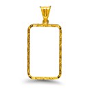 14K Gold Prong Diamond-Cut Bezel (10 gram Gold Bar) Credit Suisse
