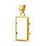 14K Gold Prong Plain-Front Bezel (10 gram Gold Bar) Credit Suisse