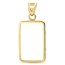 14K Gold Prong Plain-Front Bezel (5 gram Gold Bar) Credit Suisse