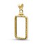 14K Gold Screw-top D/C Bezel (2.5 gram Gold Bar) PAMP Suisse