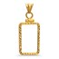 14K Gold Screw-Top D/C Bezel (5 gram Gold Bar) PAMP Suisse
