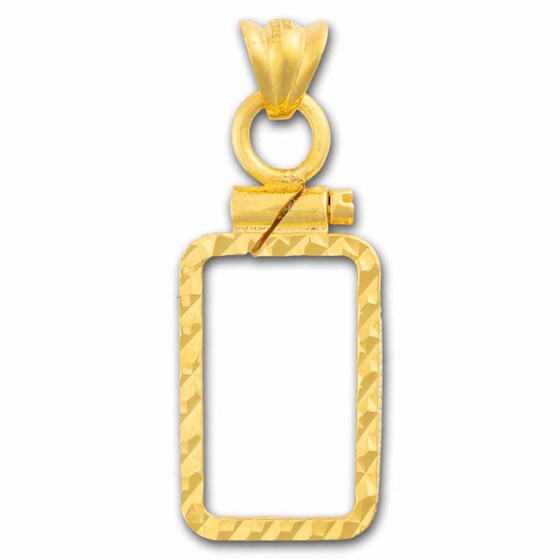 14K Gold Screw-Top DC Bezel (1 gram Gold Bar) PAMP Suisse