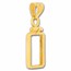 14K Gold Screw-Top Plain Bezel (1 gram Gold Bar) PAMP Suisse
