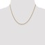 14k Gold Semi-Solid 1.55 mm Wheat Chain Necklace - 18 in.