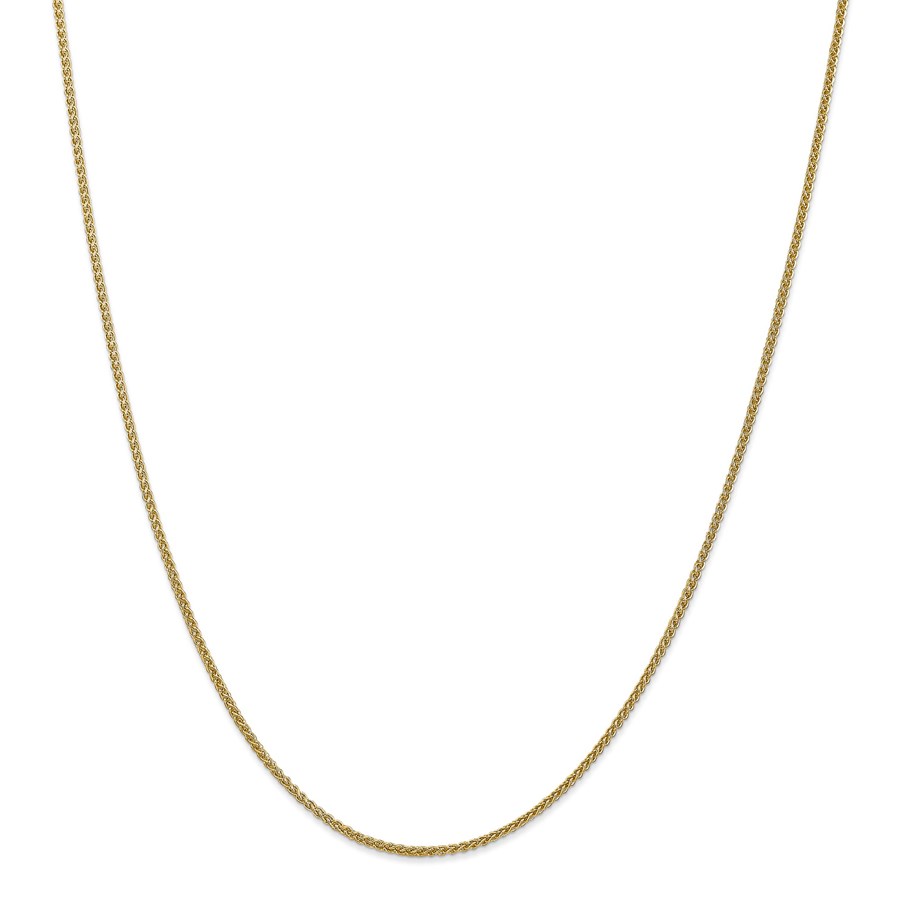 14k Gold Semi-Solid 1.55 mm Wheat Chain Necklace - 20 in.