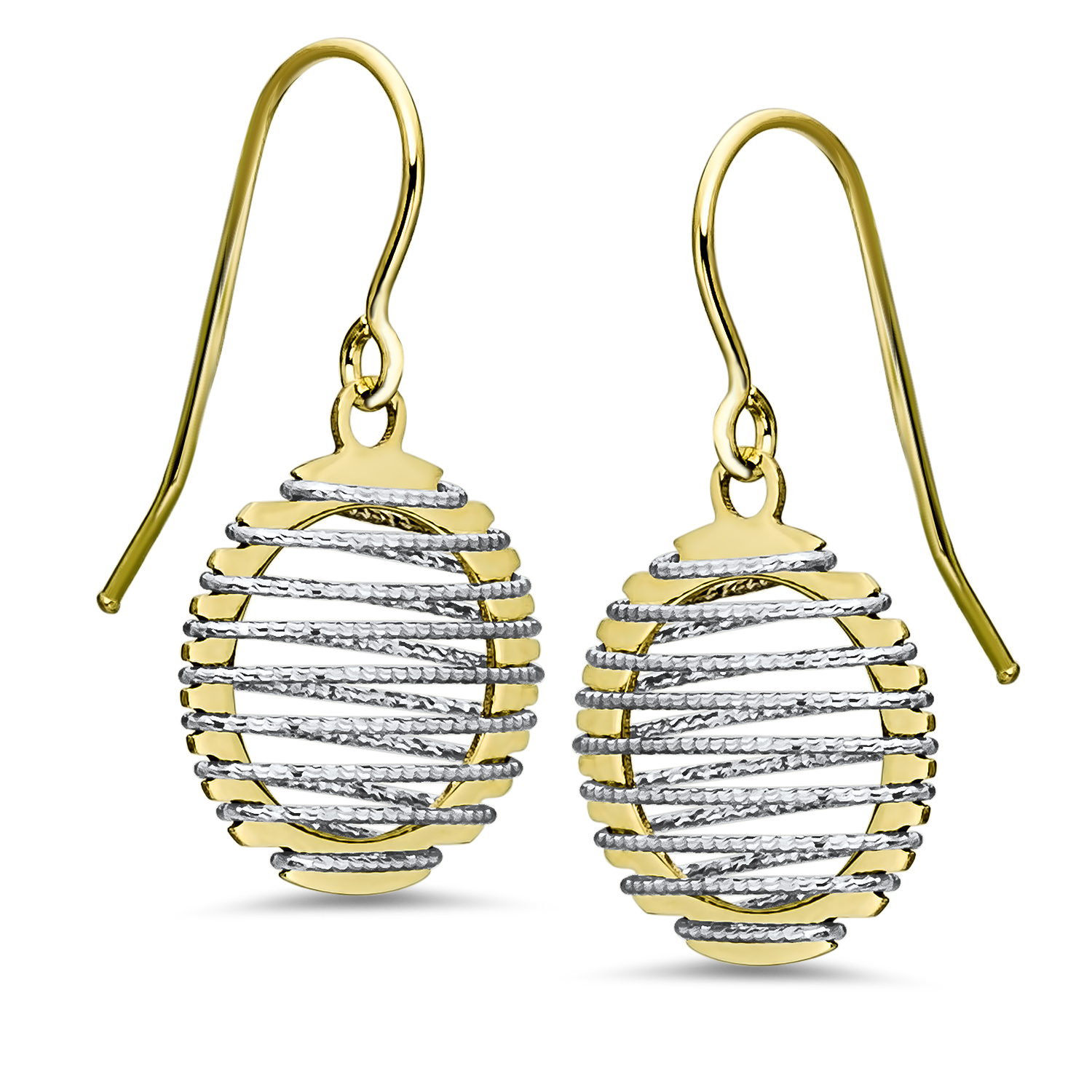 TUMBEELLUWA Handmade Crescent Shell Crystal Tree Dangle Earrings - Bohemian Half Moon Drop Earrings For Women