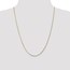 14k Goldy 1.3 mm Curb Pendant Chain Necklace - 24 in.