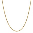 14k Goldy 3.0 mm Semi-Solid Rope Chain Necklace - 20 in.