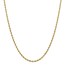 14k Goldy 3.0 mm Semi-Solid Rope Chain Necklace - 20 in.