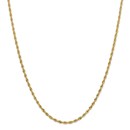 14k Goldy 3.0 mm Semi-Solid Rope Chain Necklace - 20 in.