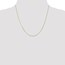 14k Goldy .9 mm Curb Pendant Chain Necklace - 20 in.