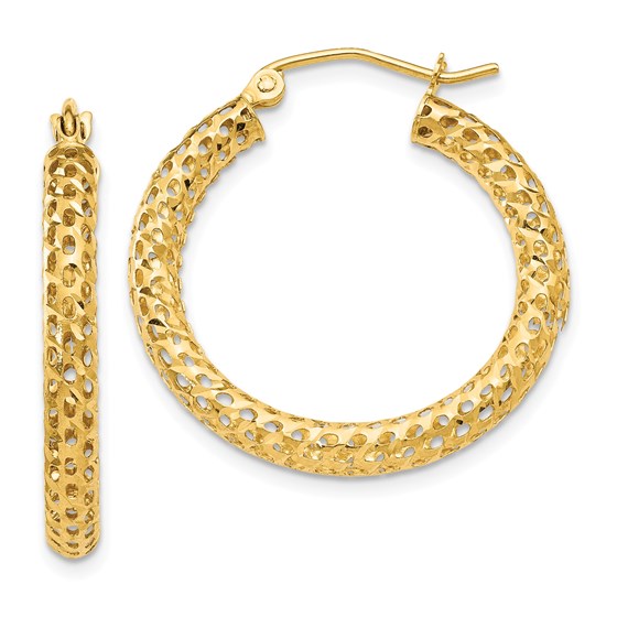 14k Mesh Hoop Earrings 14k Mesh Hoop Earrings