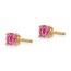 14k Pink Sapphire Earrings