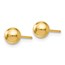 14K Polished 5mm Ball Post Earrings - 5 mm
