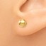 14K Polished 5mm Ball Post Earrings - 5 mm