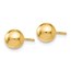 14K Polished 6mm Ball Post Earrings - 6 mm