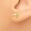 14K Polished 6mm Ball Post Earrings - 6 mm