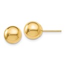 14K Polished 8mm Ball Post Earrings - 8 mm
