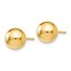 14K Polished 8mm Ball Post Earrings - 8 mm