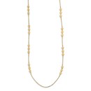 14K Polished Butterfly Necklace - 24 in.