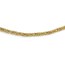 14K Polished Byzantine Link Necklace - 18 in.