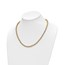 14K Polished Byzantine Link Necklace - 18 in.
