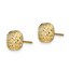 14K Polished D/C Button Post Earrings - 8.95 mm