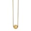 14K Polished D/C Round Necklace - 17 in.