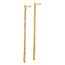 14K Polished Dangle Earrings - 57 mm