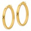 14K Polished Earrings - 30.5 mm
