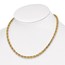 14K Polished Fancy Link Necklace - 17 in.