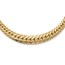 14K Polished Graduated Fancy Link Necklace - 18 in.