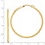 14K Polished Hoop Earrings - 52.5 mm