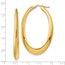 14K Polished Hoop Earrings - 54 mm