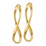 14K Polished Infinity Hoop Earrings - 46 mm