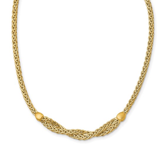 14K Polished Necklace - 18 in. 14K Polished Necklace - 18 in.