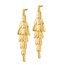 14K Polished Post Dangle Chandelier Earrings - 50.5 mm