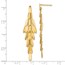 14K Polished Post Dangle Chandelier Earrings - 50.5 mm